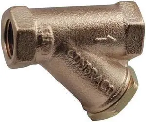 APOLLO VALVES 59LF006P2 Y Strainer, 1-1/4" Pipe, FNPT x FNPT, Lead Free Bronze, APOLLO VALVES 59LF006P2 Y Strainer, 1-1/4" Pipe, FNPT x FNPT, Lead Free Bronze,