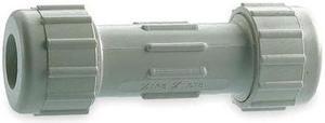 ZORO SELECT 160-106 1-1/4" Compression PVC Coupling Sched 40