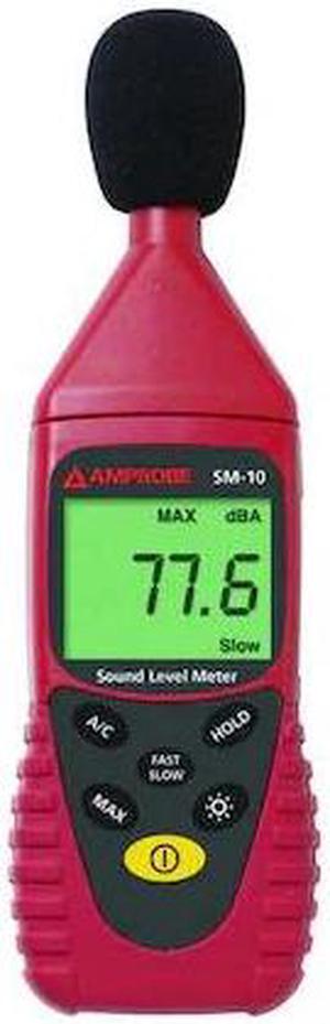 AMPROBE SM-10 Digital Sound Level Meter,30 to 130 dB