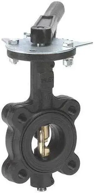 MILWAUKEE VALVE ML232B Butterfly Valve,Lug Style,Size 3 In