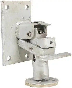 ZORO SELECT FL-LK-S Floor Lck,Top Plate,8-13/16in H,6in Cstr