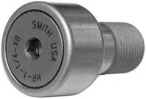 SMITH BEARING HR-2-1/4-XB Cam Follower,Heavy Stud,Hex Socket Head