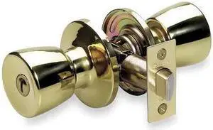 MASTER LOCK TUO0303/T6P Knob Lockset, Mechanical, Privacy, Grd. 3