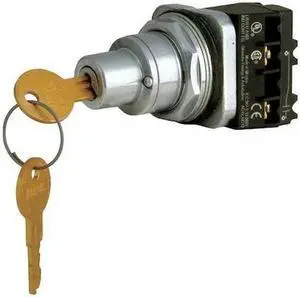 SIEMENS 52SC6AFK1 Non-Illum Selector Switch,30mm,1NO,Blk