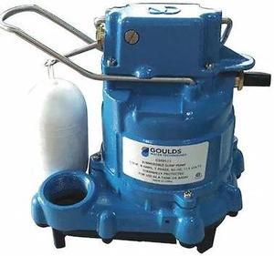 GOULDS WATER TECHNOLOGY GSP0311 1/3 HP 1-1/2" F Submersible Sump Pump 115V