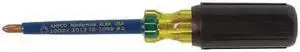 AMPCO SAFETY TOOLS IS-1099 Insulated Non-Sparking Phillips Screwdriver #2 Round