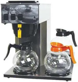 NEWCO COFFEE AK-3 Silver Pourover 4 gal Coffee Brewer