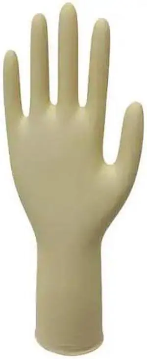 ANSELL CE5-512 Cleanroom Gloves, 5 ISO Class, Latex, 11 1/2 in L, 5.1 mil,