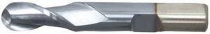 CLEVELAND C39028 2-Flute HSS Ball Nose Single End Mill Cleveland HG-2B-TC TiCN