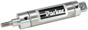 PARKER 0.44DPSR04.00 Air Cylinder, 7/16 in Bore, 4 in Stroke, Round Body Double