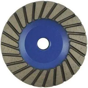 DIAMOND VANTAGE S-04HDZGX3-F Segment Cup Wheel,4 in.dia.,Fine Grit