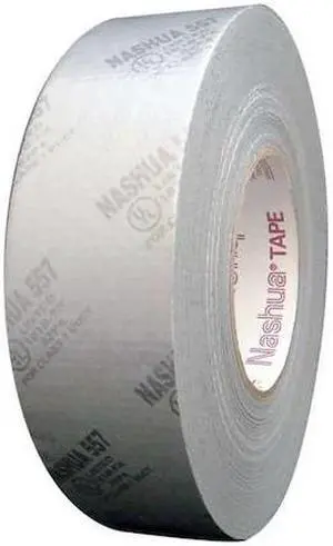 NASHUA 557 Duct Tape,Gray,1 7/8 in x 60 yd,14 mil