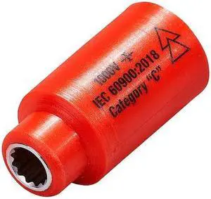 ITL 01712 3/8 in Drive Insulated Socket 1/4 in