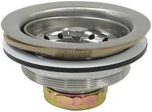 PERFECT PUTTY 59-3110 SinkStrainer,D1-1/2",Zinc,Plastic,Chrome