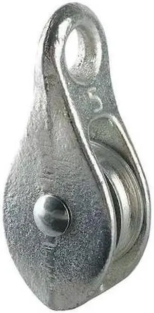 PEERLESS 3-090-03-56- Pulley Block, Fibrous Rope, 7/16" Max Cable Size,