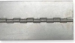 ZORO SELECT 2ZGC9 Piano Hinge, Aluminum Alloy, Full Surface Mounting, 2 1/2 in