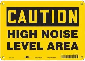 CONDOR 466A32 Safety Sign, 7 in Height, 10 in Width, Aluminum, Vertical