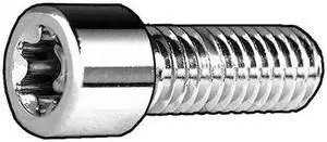 ZORO SELECT MPB3391S 3/8"-24 Socket Head Cap Screw, Socket, Chrome Plated Alloy
