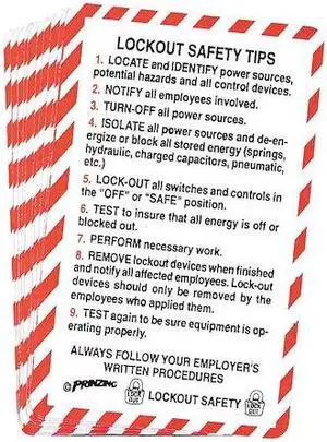 BRADY LOSC13 Lockout Training Materials,English,PK10