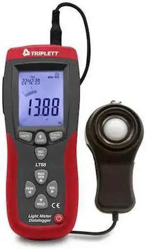 TRIPLETT LT68 LightMeter,  +/-5%Light ACC", FullSize,