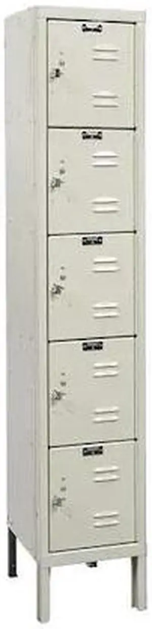 Assembled Locker, W12, D 15, H 66, Parchment