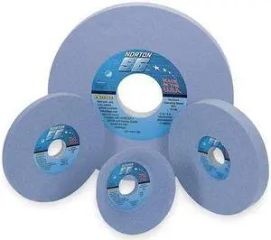 NORTON ABRASIVES 66253363971 Grinding Wheel, T1, 14x1x5, CA, 46G, Med, Blue