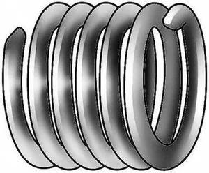 HELI-COIL R1185-1 Helical Insert,304SS,12-24,PK12