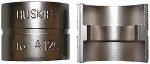 HUSKIE TOOLS 716A12C Compression Die,Blue,Wire Rope,7/16 In
