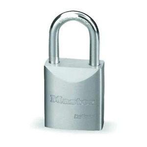 Master Lock 1175D Combination Padlock - Bottom, Brass Body, Black/Silver - 1 15/16" Height