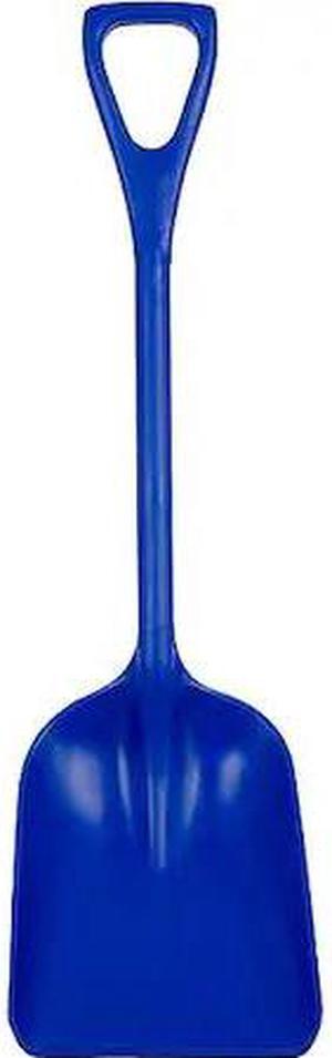 REMCO 69813 Hygienic Square Point Shovel, Polypropylene Blade, 23 1/2 in L, Blue