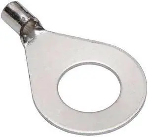 BURNDY YAD8CM16E58 One-Hole Compression Lug, 8 AWG Max, 5/8 in Stud, Long