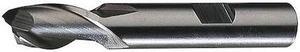 CLEVELAND C33751 HSS End Mill,19/32 In D,1 1/8 In Cut L