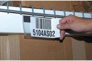 SUPERSCAN SSM-32 Label Holder,Vinyl,2x3 1/2,PK50