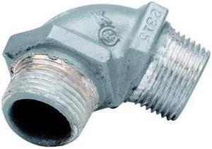 HUBBELL KILLARK MM-90-2MWW IMC 90 Deg Elbow, 3/4 in, Threaded, Iron, Powder