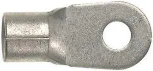 PANDUIT P8-14R-Q Ring Terminal, 1/4 in Stud Size, 8 AWG, 2,000 V, Bare