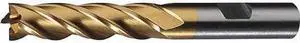 CLEVELAND C75065 6-Flute HSS Center Cutting Square Single End MIll Cleveland
