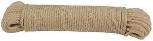 ZORO SELECT 120105-00100-000 Rope,Cotton,5/16in Dia,100 ft.