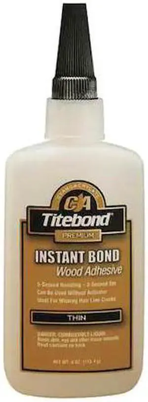 TITEBOND 8MWD3 Instant Adhesive, 4 oz., Clear