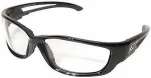 EDGE EYEWEAR SK-XL111 Kazbek XL, Safety Glasses, Anti-Scratch, Clear Lens,