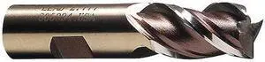 CLEVELAND C30984 End Mill,Roughing,Co,TiCN,3/4,4 FL,Sq