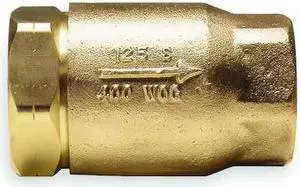 APOLLO VALVES 6110301 1/2" FNPT Bronze Ball Cone Spring Check Valve