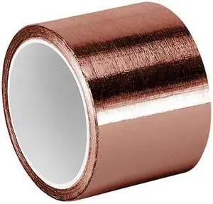 TAPECASE 15D563 Conductive Elec Tape,18'Lx1/4" W,CFL-5CA