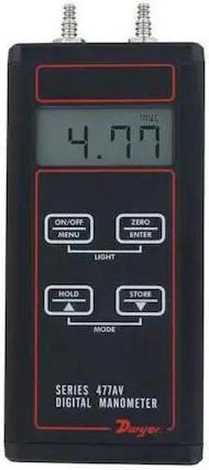 DWYER INSTRUMENTS 477AV-4 Digital manometer, range 0-10.00 psi, air