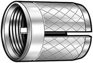 E-Z LOK 240-004-CR-PK10 Press Insert, #4-40 Int Thrd Sz, 3/16 in L, 11/64 in