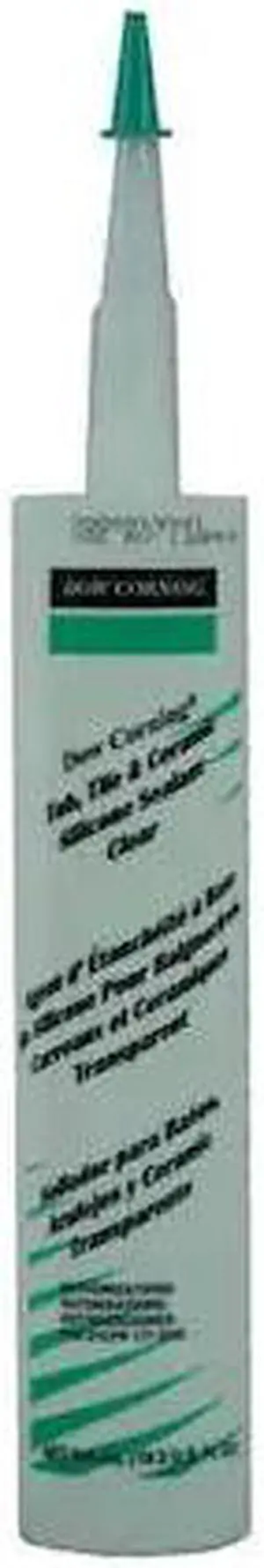 DOWSIL 4045028 Silicone Glazing Sealant, 10 oz, Cartridge, Clear, Silicone