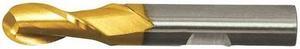 CLEVELAND C39010 HSS End Mill,1/8 In D,3/8 In Cut L