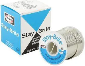 HARRIS SB861 Lead Free Solder,Dia 0.118 In,1lb