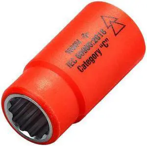 ITL 01600 1/2 in Drive Insulated Socket 9/16 in