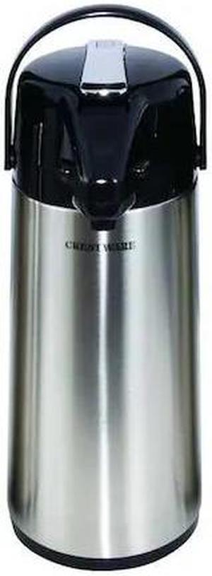 CRESTWARE APL25S Leaver Airpot,SS Lined,2.5 Liter