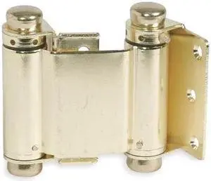 ZORO SELECT 4PA73 Spring Hinge, Steel, Full Mortise Mounting, 1 in Leaf W x 2